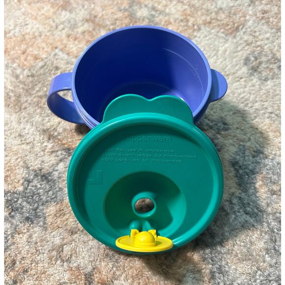 Tupperware Microwave cup soup bowl with lid Vintage container - Picture 1 of 8